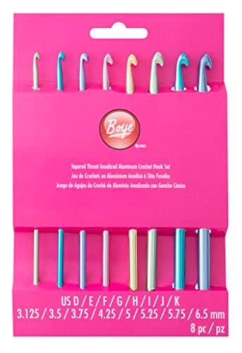 Boye Aluminum Crochet Hook Set