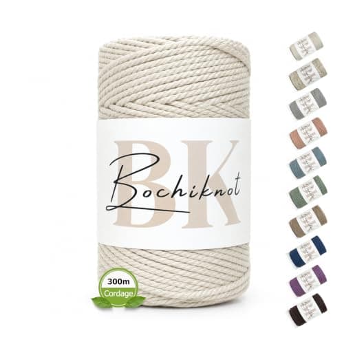 BOCHIKNOT 3mm Macrame Cord