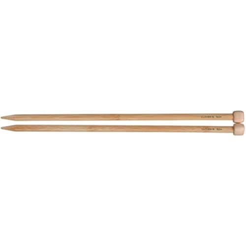 Clover Takumi Bamboo Single Point Needles, US 13 (9mm), 14in