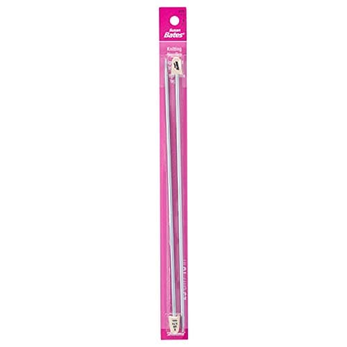 Susan Bates Silvalume Single Point Needles, US 5 (3.75mm), 10in