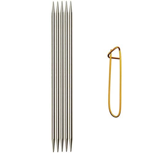 ChiaoGoo 6in Stainless Steel Double Point Needles, US 0 (2mm)