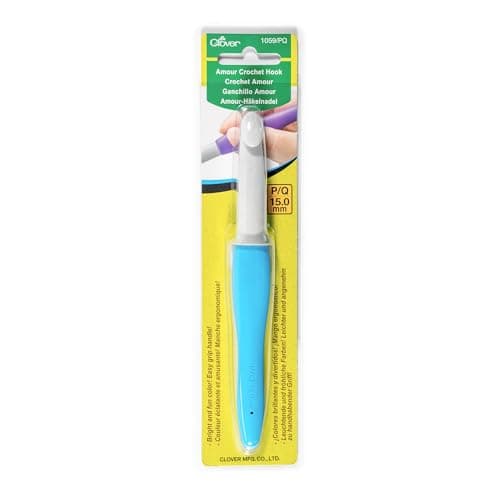 Clover Amour Crochet Hook, P/Q (15mm)
