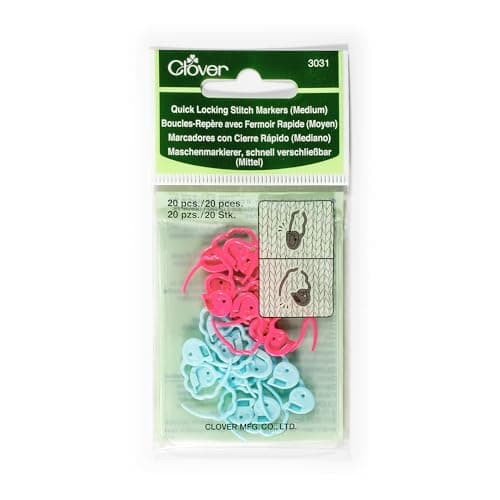 Clover Quick Locking Stitch Markers, Medium