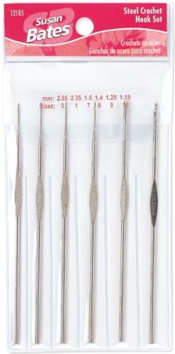 Susan Bates Steelite Steel Crochet Hook Set