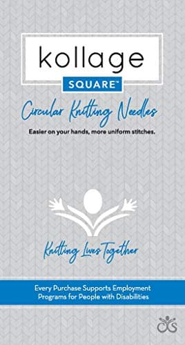 kollage SQUARE Circular Needle, US 0 (2.0mm), 32in Firm Cable