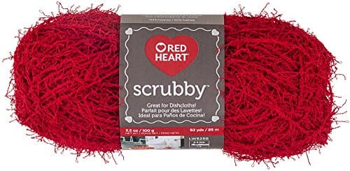 Red Heart Scrubby